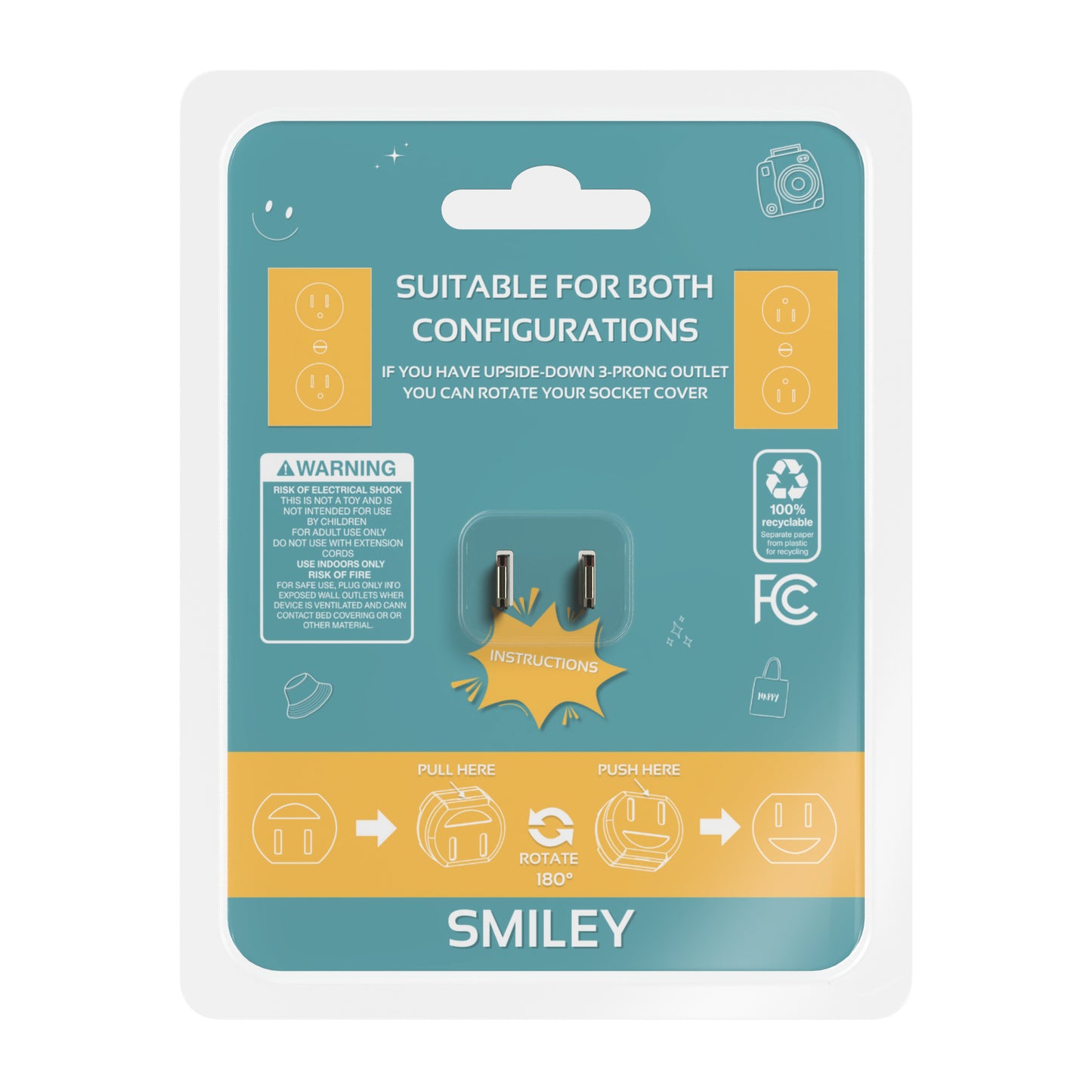 Smiley Socket Nightlight